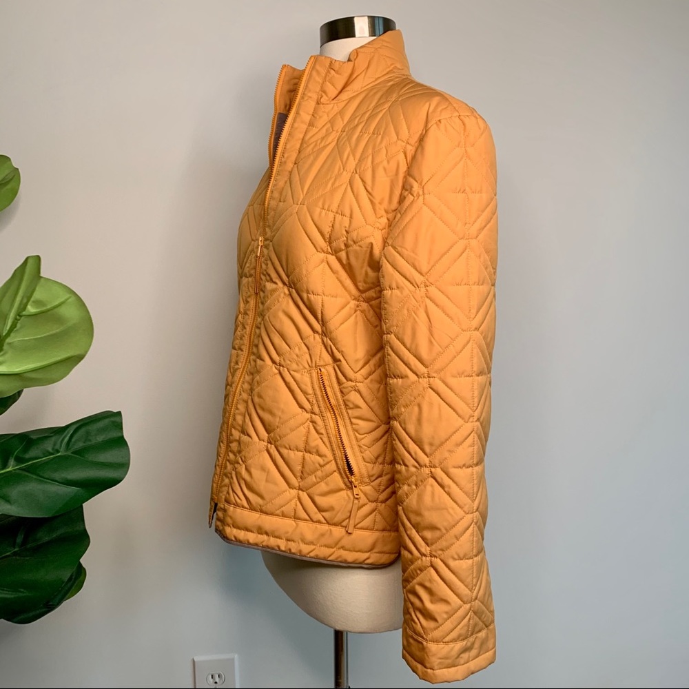 Talbots Pumpkin Quilted Jacket - image 5